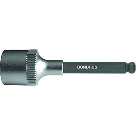 Bondhus 14 Mmx2" L Ball End Socket Bit And 1/2" Drive Socket With Proguard 43984